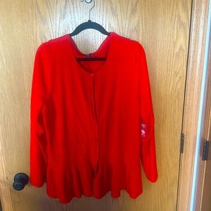 J by Jason Wu peplum cardigan